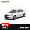 Skoda Laura 7D Diamond Premium Leather Car Mats (24MM)