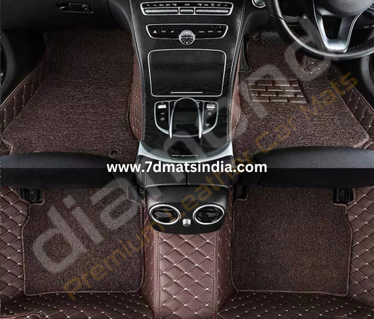 Tata Tigor EV 7D Diamond Premium Leather Car Mats (24MM)